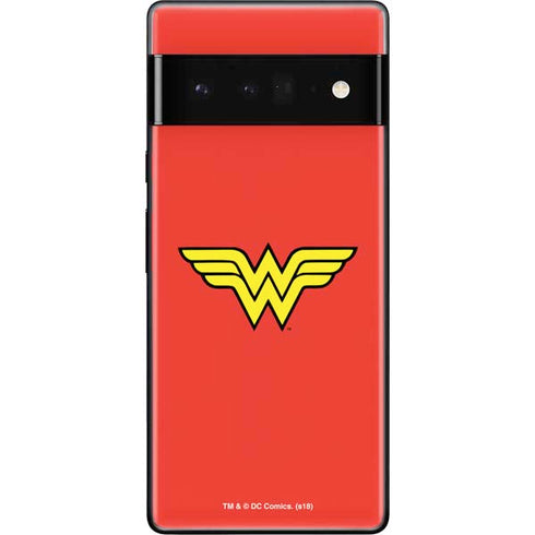 DC Comics Wonder Woman Classic Logo Google Pixel 6 Pro Skin