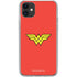 DC Comics Wonder Woman Classic Logo iPhone 11 Clear Case