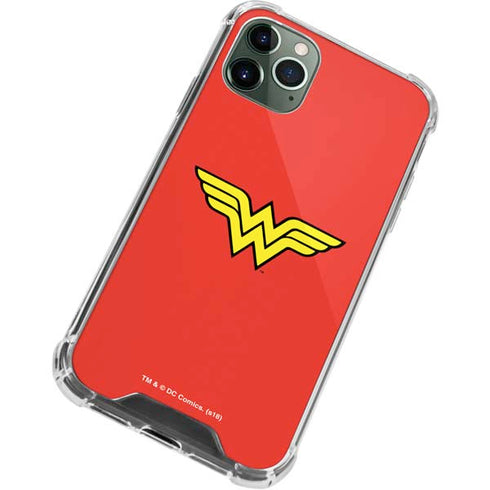DC Comics Wonder Woman Classic Logo iPhone 11 Pro Max Clear Case