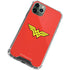 DC Comics Wonder Woman Classic Logo iPhone 11 Pro Max Clear Case