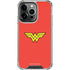 DC Comics Wonder Woman Classic Logo iPhone 13 Pro Clear Case