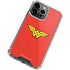 DC Comics Wonder Woman Classic Logo iPhone 13 Pro Clear Case