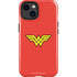 DC Comics Wonder Woman Classic Logo iPhone 15 Plus Impact Case
