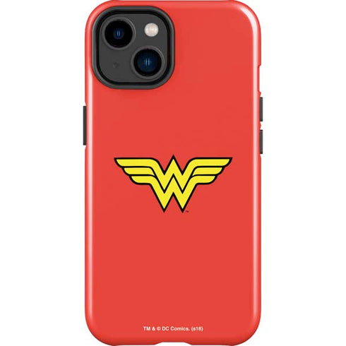 DC Comics Wonder Woman Classic Logo iPhone 14 Plus Impact Case