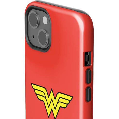 DC Comics Wonder Woman Classic Logo iPhone 15 Plus Impact Case