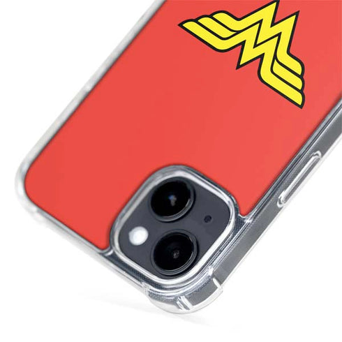 DC Comics Wonder Woman Classic Logo iPhone 15 Plus MagSafe Case