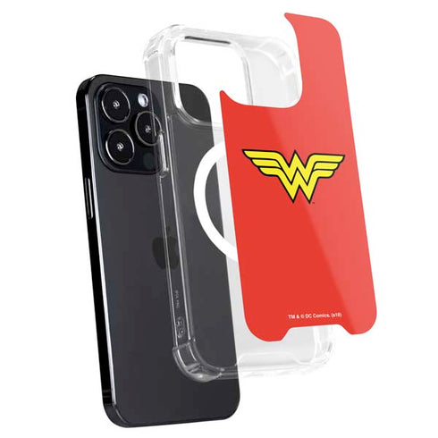 DC Comics Wonder Woman Classic Logo iPhone 15 Pro MagSafe Case