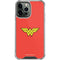 DC Comics Wonder Woman Classic Logo iPhone 15 Pro Max Clear Case