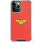 DC Comics Wonder Woman Classic Logo iPhone 14 Pro Max Clear Case