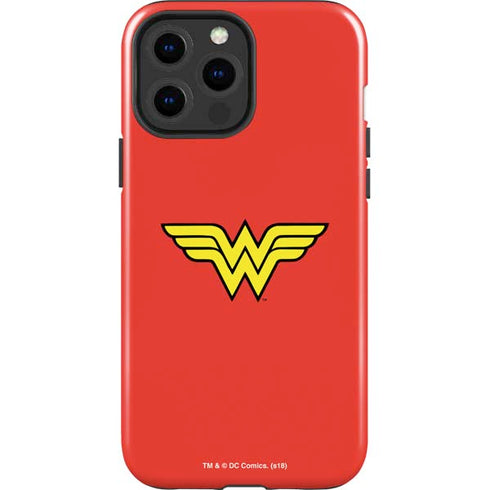DC Comics Wonder Woman Classic Logo iPhone 15 Pro Max Impact Case