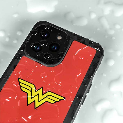 DC Comics Wonder Woman Classic Logo iPhone 14 Pro Max Waterproof Case