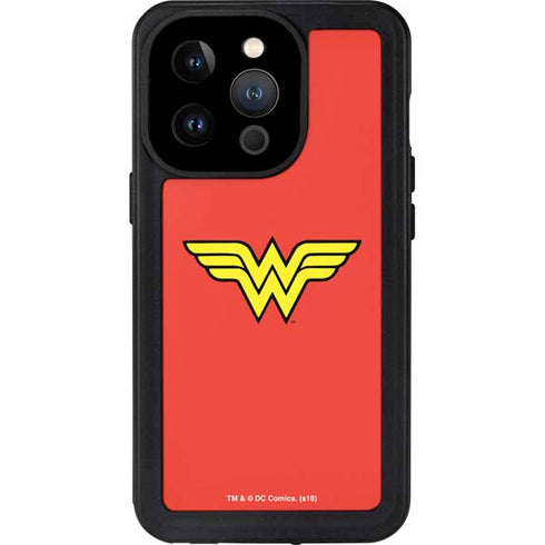 DC Comics Wonder Woman Classic Logo iPhone 14 Pro Waterproof Case