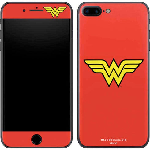 DC Comics Wonder Woman Classic Logo iPhone 8 Plus Skin