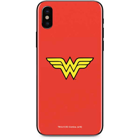 DC Comics Wonder Woman Classic Logo iPhone X Skin