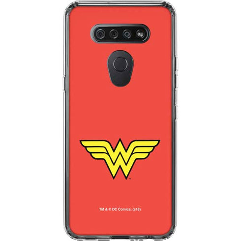 DC Comics Wonder Woman Classic Logo LG K51/Q51 Clear Case