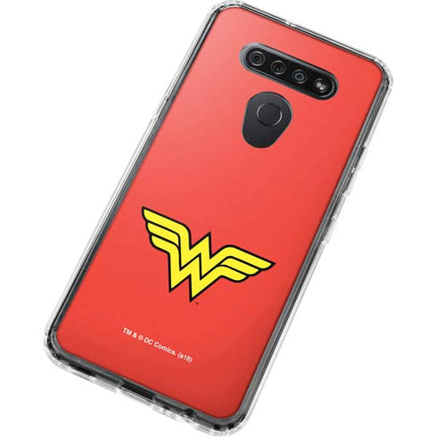 DC Comics Wonder Woman Classic Logo LG K51/Q51 Clear Case