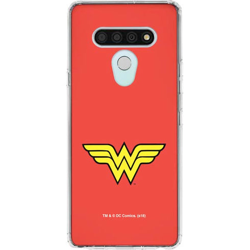DC Comics Wonder Woman Classic Logo LG Stylo 6 Clear Case