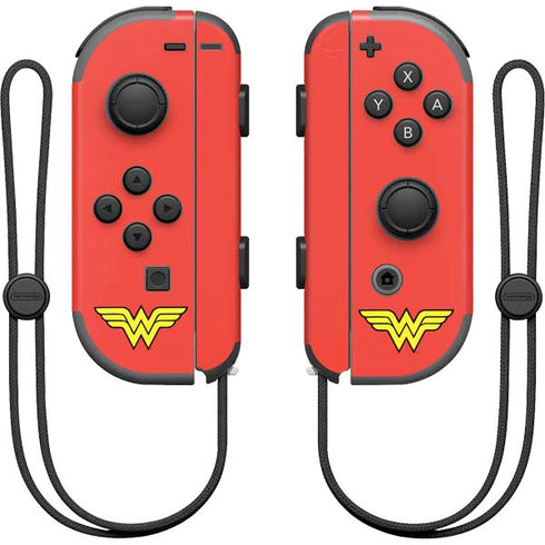 DC Comics Wonder Woman Classic Logo Nintendo Joy-Con (L/R) Controller Skin
