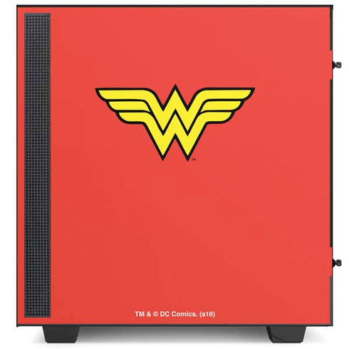 DC Comics Wonder Woman Classic Logo NZXT H510 Compact ATX Mid-Tower Case Skin