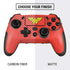 DC Comics Wonder Woman Classic Logo PlayStation Scuf Vantage 2 Controller Skin