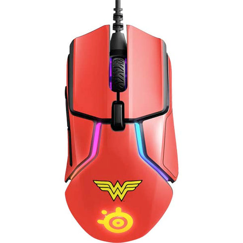 DC Comics Wonder Woman Classic Logo SteelSeries Rival 600 Gaming Mouse Skin