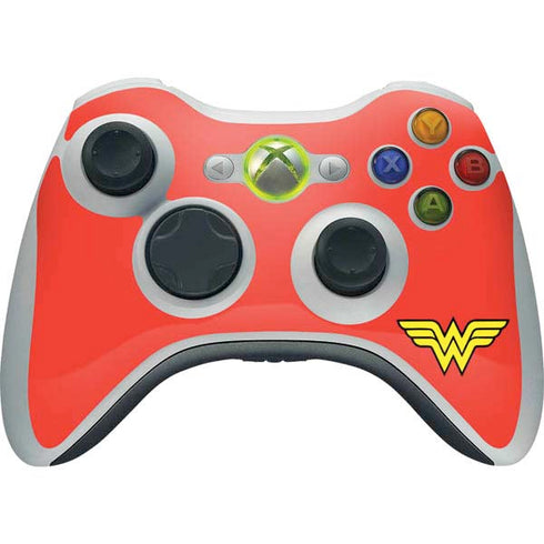 DC Comics Wonder Woman Classic Logo Xbox 360 Wireless Controller Skin