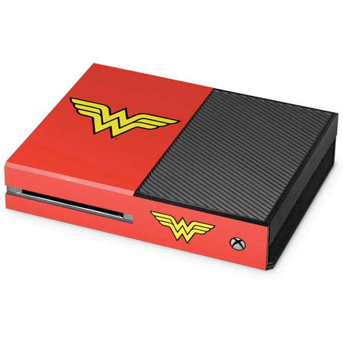 DC Comics Wonder Woman Classic Logo Xbox One Console Skin