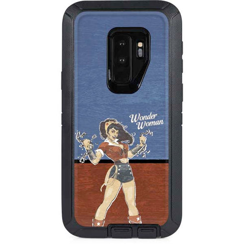 DC Comics Bombshells Wonder Woman Bombshell Otterbox Defender Galaxy Skin