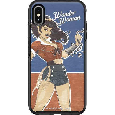 DC Comics Bombshells Wonder Woman Bombshell Otterbox Symmetry iPhone Skin