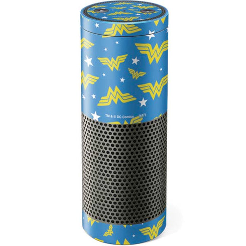 DC Comics Wonder Woman Logo Pattern Amazon Echo Skin