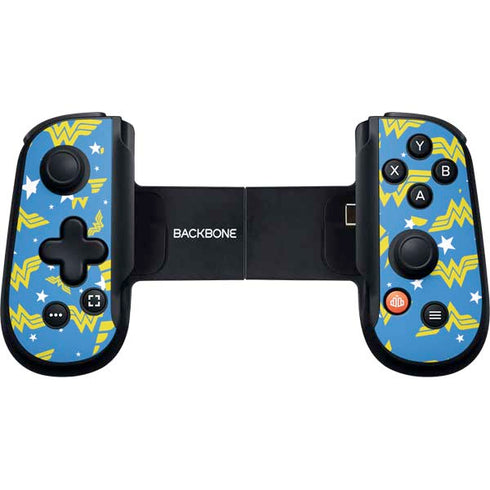 DC Comics Wonder Woman Pattern Backbone One for iPhone Game Controller Skin