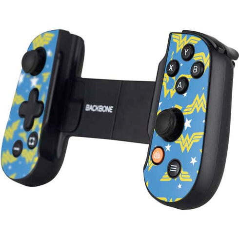 DC Comics Wonder Woman Pattern Backbone One for iPhone Game Controller Skin