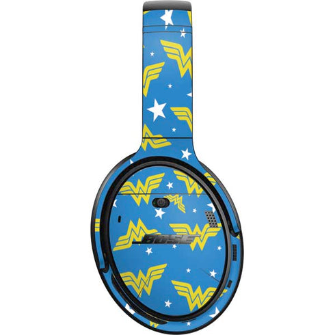 DC Comics Wonder Woman Logo Pattern Bose QuietComfort 35 II Headphones Skin