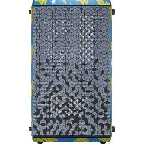 DC Comics Wonder Woman Logo Pattern Cooler Master MasterBox Q300L Mini Tower Skin