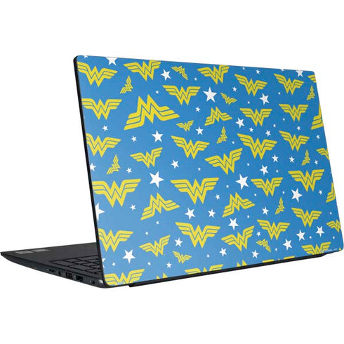 DC Comics Wonder Woman Logo Pattern Dell Vostro Skin