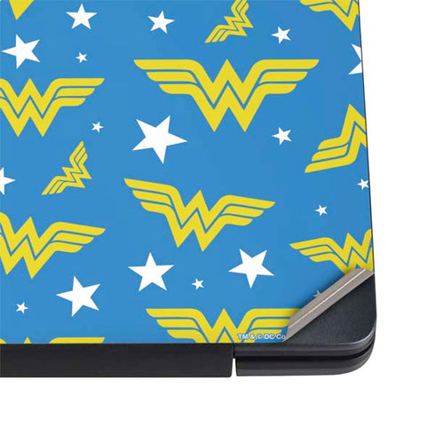 DC Comics Wonder Woman Logo Pattern Dell Vostro Skin