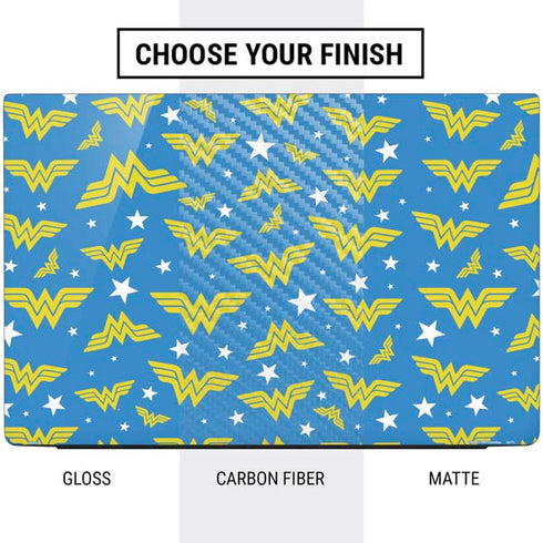 DC Comics Wonder Woman Logo Pattern Dell Vostro Skin