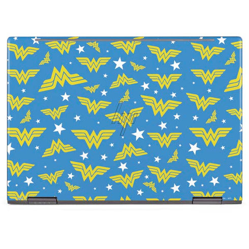 DC Comics Wonder Woman Logo Pattern HP Envy Skin