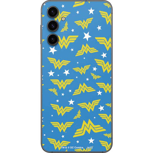 DC Comics Wonder Woman Logo Pattern Galaxy A14 5G Skin
