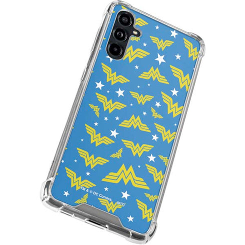 DC Comics Wonder Woman Pattern Galaxy A54 5G Clear Case