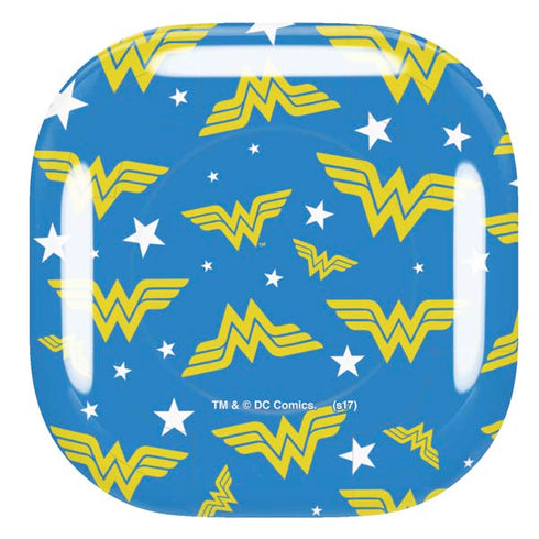 DC Comics Wonder Woman Logo Pattern Galaxy Buds Pro Skin