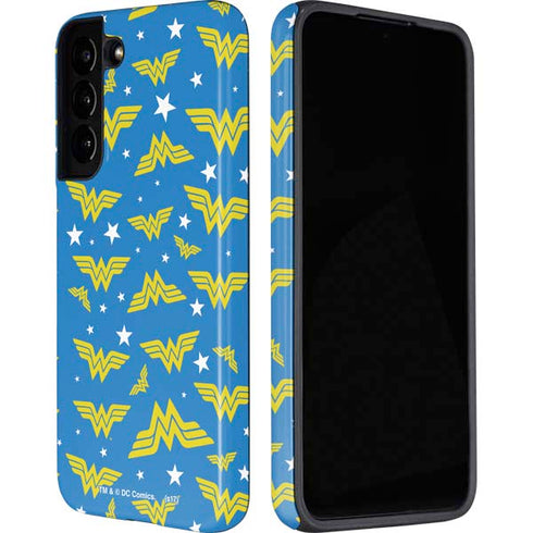 DC Comics Wonder Woman Logo Pattern Galaxy S22 Pro Case