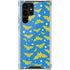 DC Comics Wonder Woman Logo Pattern Galaxy S22 Ultra Clear Case
