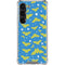 DC Comics Wonder Woman Logo Pattern Galaxy S23 Clear Case