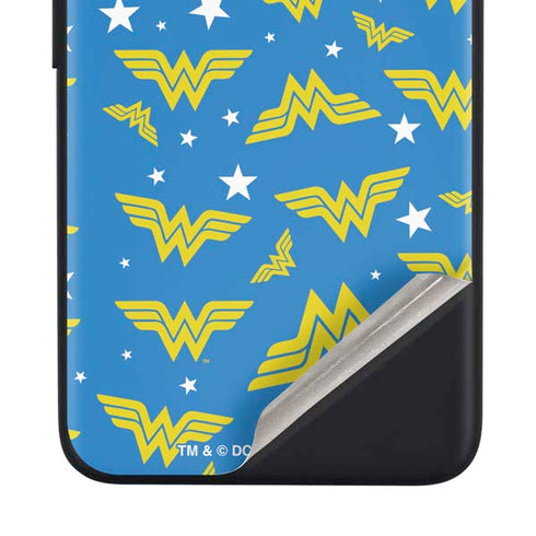DC Comics Wonder Woman Logo Pattern Google Pixel 4a Skin
