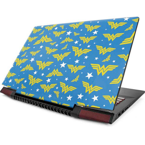 DC Comics Wonder Woman Logo Pattern Lenovo IdeaPad Skin
