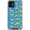 DC Comics Wonder Woman Logo Pattern iPhone 12 Clear Case