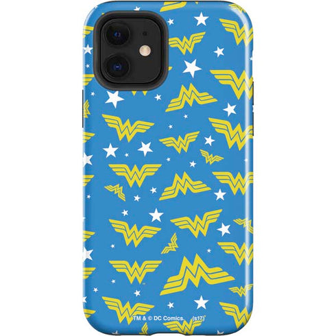 DC Comics Wonder Woman Logo Pattern iPhone 12 Impact Case