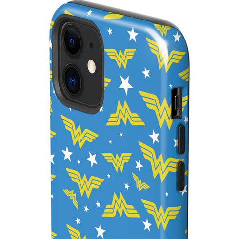 DC Comics Wonder Woman Logo Pattern iPhone 12 Impact Case