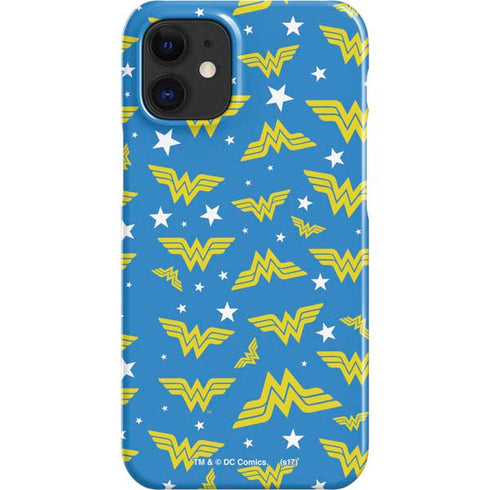 DC Comics Wonder Woman Logo Pattern iPhone 12 Mini Lite Case